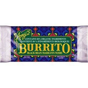 Amy's Kitchen Burrito Aux Haricots Noir 170g