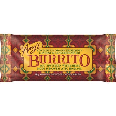 Amy's Kitchen Southwestern Burritos with Cheese 156g