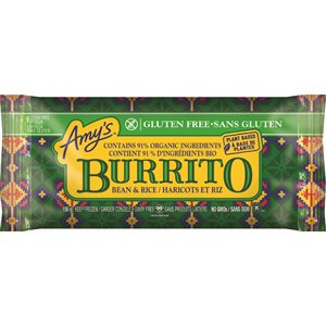 Amy's Kitchen Burrito Féves Et Riz 156g