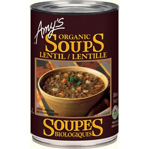 Amy's Kitchen Soupes Bio ~ Lentilles 398ml