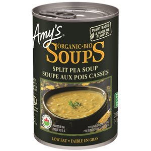 Amy's Kitchen Soupe Biologiques ~ Teneur Reduite En Sodium & Pois Cassés 398ml