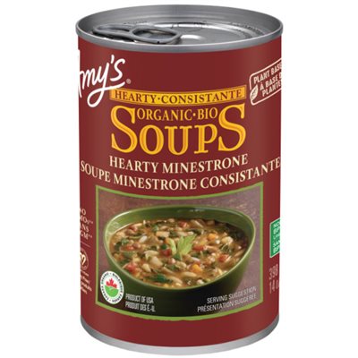 Amy's Kitchen soupes minestrone consistante bio 398ml Amy's Kitchen soupes minestrone consistante bio 398ml