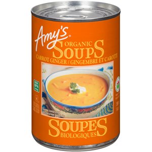 Amy's Kitchen Soupes Bio ~ Gingembre Et Carotte 398ml