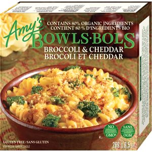 Amy's Kitchen Bol Gratin Brocoli Et Cheddar 269g