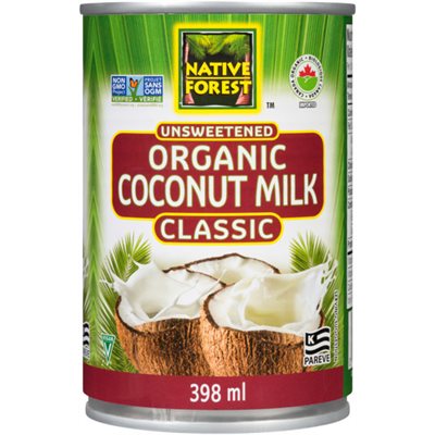 Native Forest Organic Coconut Milk Unsweetened Classic 398 ml 