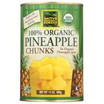 Native Forest Ananas en morceaux bio 