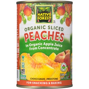 Native Forest Organic Sliced Peaches 398 ml 