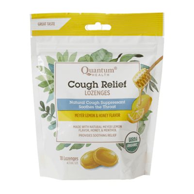 Quantum Cough Citron meyer bio contre la toux 18pastilles