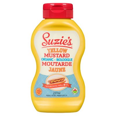 Suzie's Organic Yellow Mustard 237ml