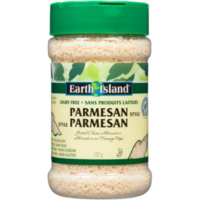 Earth Island Grated Cheese Alternative Parmesan Style 142 g