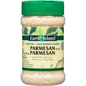 Earth Island Grated Cheese Alternative Parmesan Style 142 g