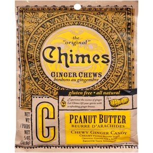 Chimes Ginger Chews Peanut Butter 5 Oz 141.8 g 142G