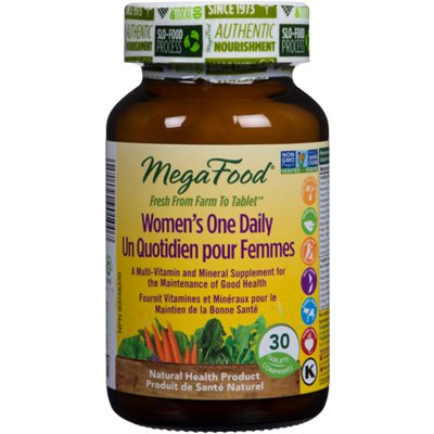 Megafood Multivitamines Quotidiennes pour Femmes 30 Comprimés