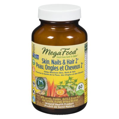 Megafood Skin, Nails and Hair 2 60 Tablets 60 tablets