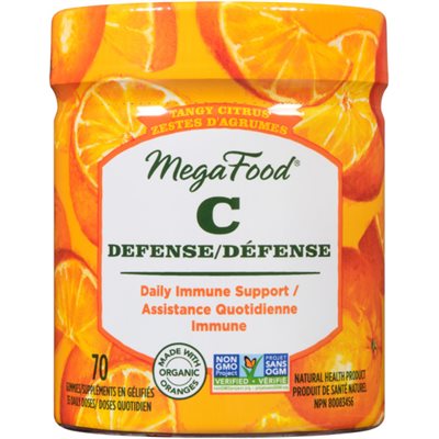 Megafood C Defense Tangy Citrus 70 Gummies 70 gummies