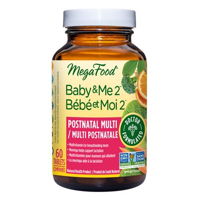 Megafood Baby & Me 2 Postnatal Multi 60 Tablets 