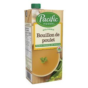 Pacific Foods Bouillon De Poulet Bio (Faible En Sodium)