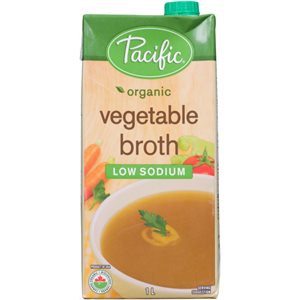 Pacific Foods Organic Vegetable Broth low sodium