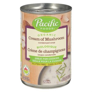 Pacific Foods Organic Condensed Cream of Mushroom Soup (Canned)