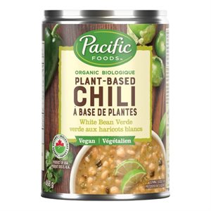 Pacific Foods White Bean Verde Plant-Based Chili 468g