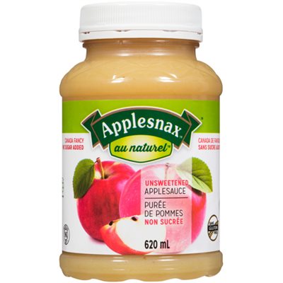 Applesnax Au Naturel Applesauce Unsweetened 620 ml 