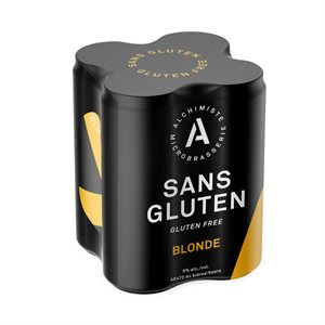 Alchimiste Bière Blonde Sans Gluten 4X473Ml