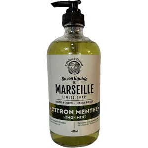 L'Artisan de Provence Marseille Soap Lemon-Mint 473ml