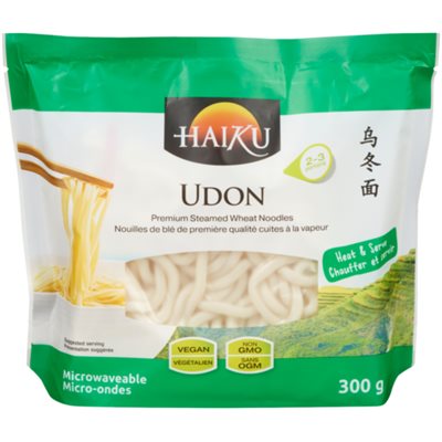 Haiku Nouilles de Blé de Premiére Qualité Cuites à la Vapeur Udon 300 g