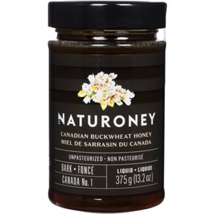 Naturoney Miel de Sarrasin du Canada Foncé 375 g