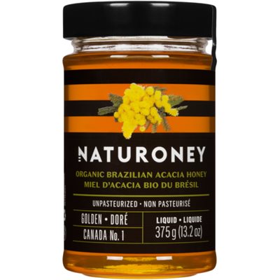 Naturoney Miel d'Acacia Bio du Brésil 375 g