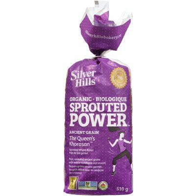 Silver Hills Sprouted Power Sprouted Wheat Bread Ancient Grain The Queen's Khorasan Organic 510 g 510g