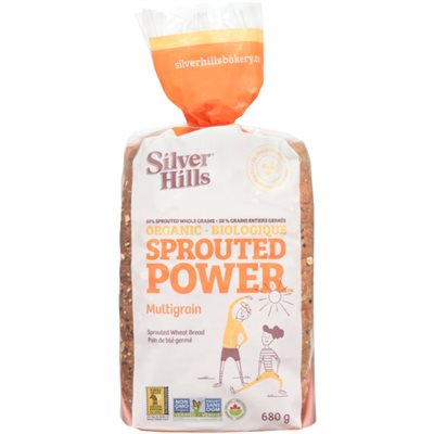 Silver Hills Sprouted Power Sprouted Wheat Bread Multigrain Organic 680 g 680g