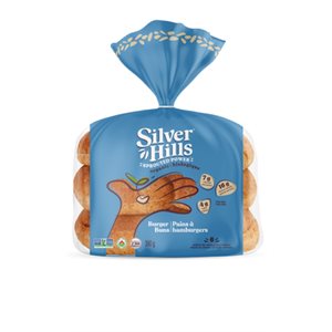 Silver Hills Sprouted Hamburger Buns 390g