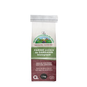 Les Moissonneries Du Pays Organic Whole Buckwheat Flour 1kg