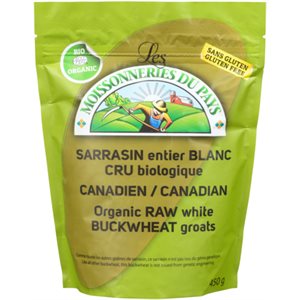 Les Moissonneries du Pays Sarrasin Entier Blanc Cru Biologique 450 g