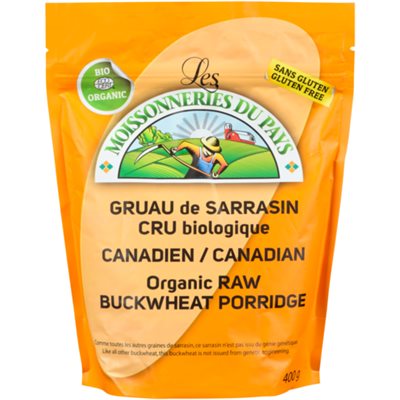 Les Moissonneries du Pays Gruau de Sarrasin Cru Biologique 400 g