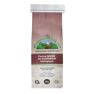Les Moissonneries Du Pays Farine Grise De Sarrasin Biologique 2Kg