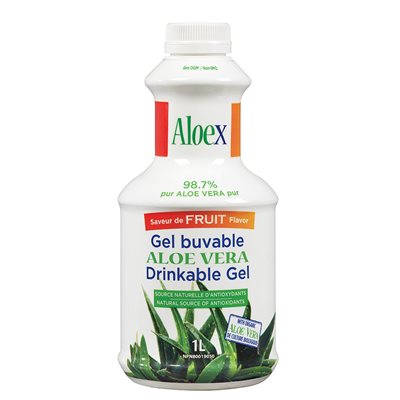 Aloex Fruit flavor Aloe Vera Drinkable Gel 1L