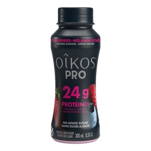 Oikos Yaourt grec protéiné aux fruits rouges Pro 300 ml