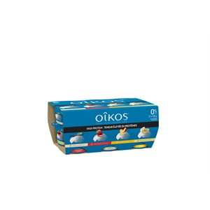 Oikos 0% High Protein Strawberry / Vanilla / Peach / Banana 12X100G