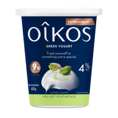Oikos yaourt grec Crémeux-Protéiné À La Pistache 650G