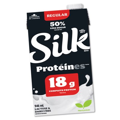 Silk Boisson au soja riche en protéines 946Ml Originale