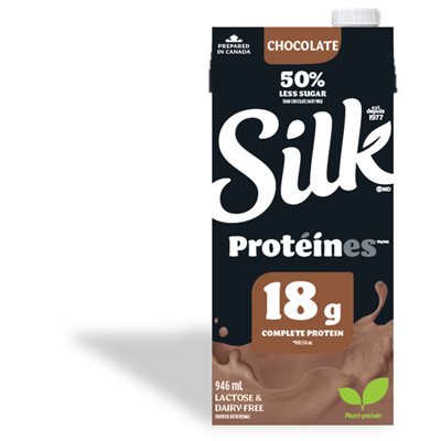 Silk Boisson au soja riche en protéines 946Ml Chocolat