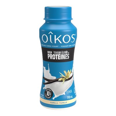 Oikos High Protein Greek Yogourt Drink- Vanilla 190ml