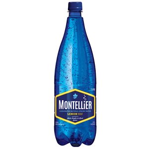Montellier Carbonated Mineral Water with Natural Lemon Flavor 1L