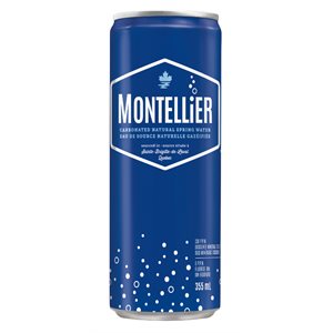 Montellier Eau minérale naturelle gazéifiée 355ml