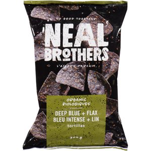 Neal Brothers Tortillas Deep Blue + Flax Organic 300g