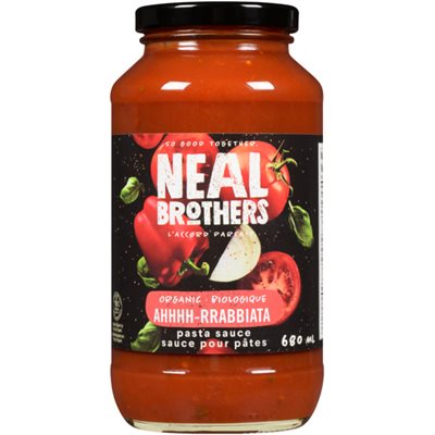 Neal Brothers Sauce pour Pâtes Ahhhh-Rrabbiata Biologique 680 ml