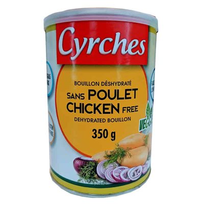Cyrches Bouillon Déshydraté Sans Poulet 350 g Cyrches Bouillon Déshydraté Sans Poulet 350 g