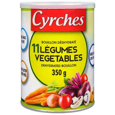 Cyrches Dehydrated Bouillon 11 Vegetables 350 g 